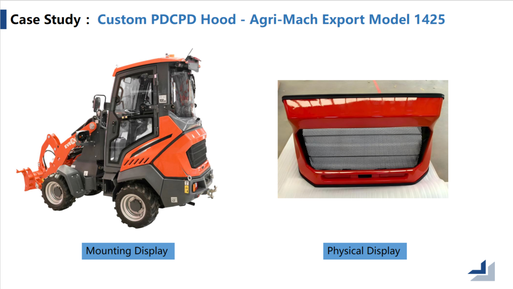 Custom PDCPD Hood for Export Model Agricultural Machinery or Farm Equipment