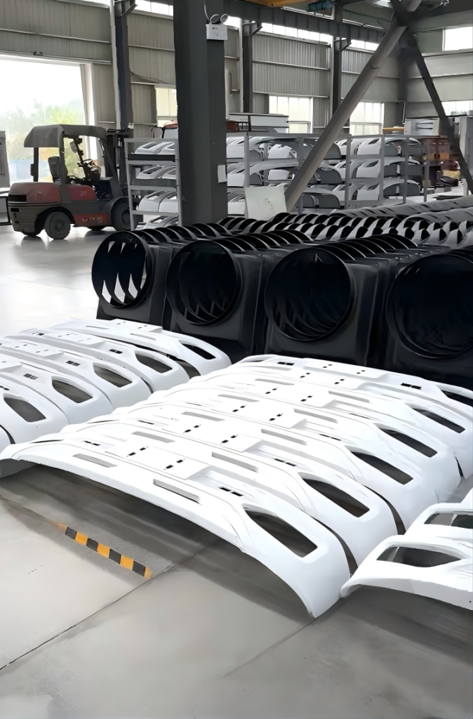 Front & Rear Bumpers Heavy Truck Grille, Air Deflector, Step Panel & Side Guard